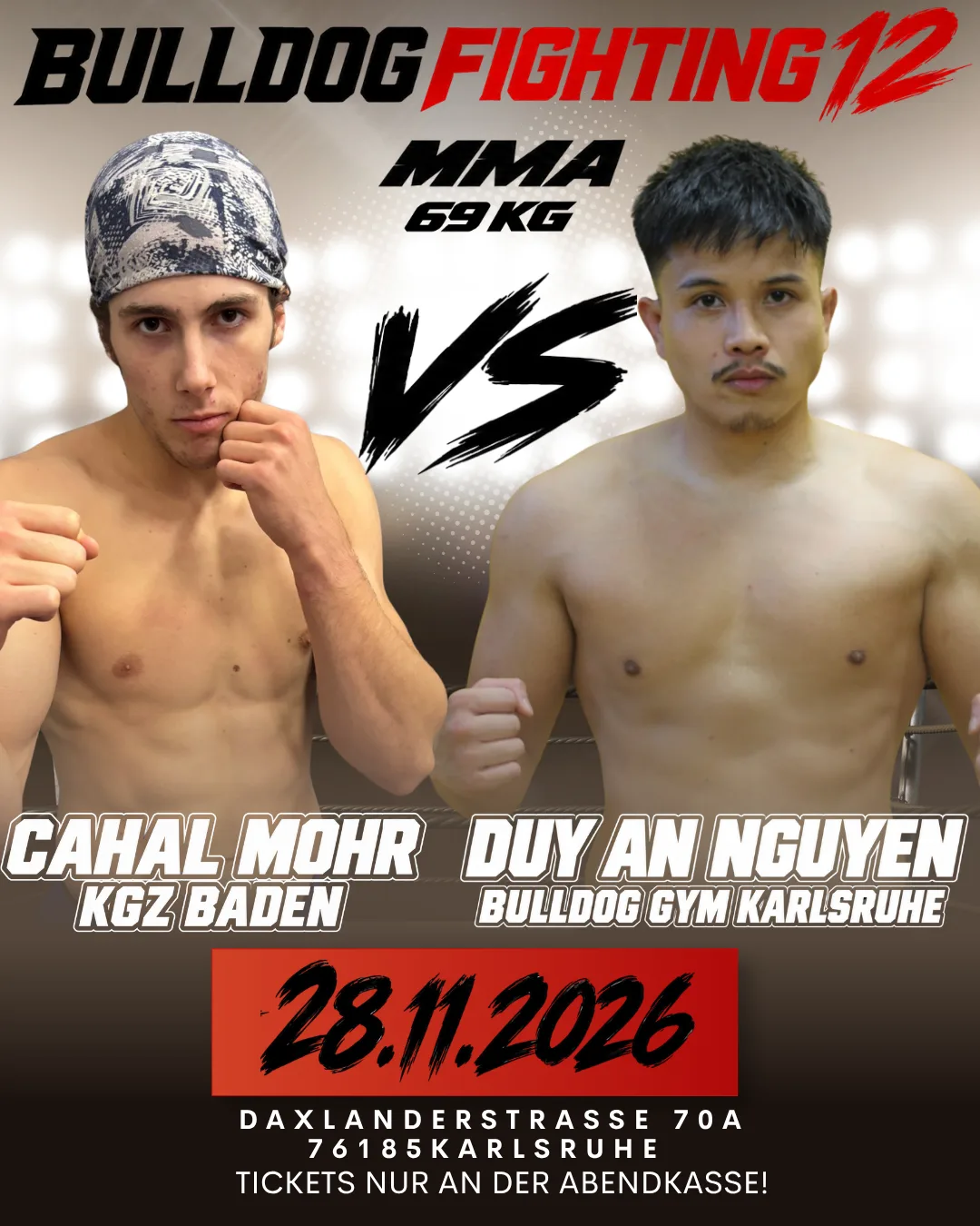 Plakat Bulldog Fighting