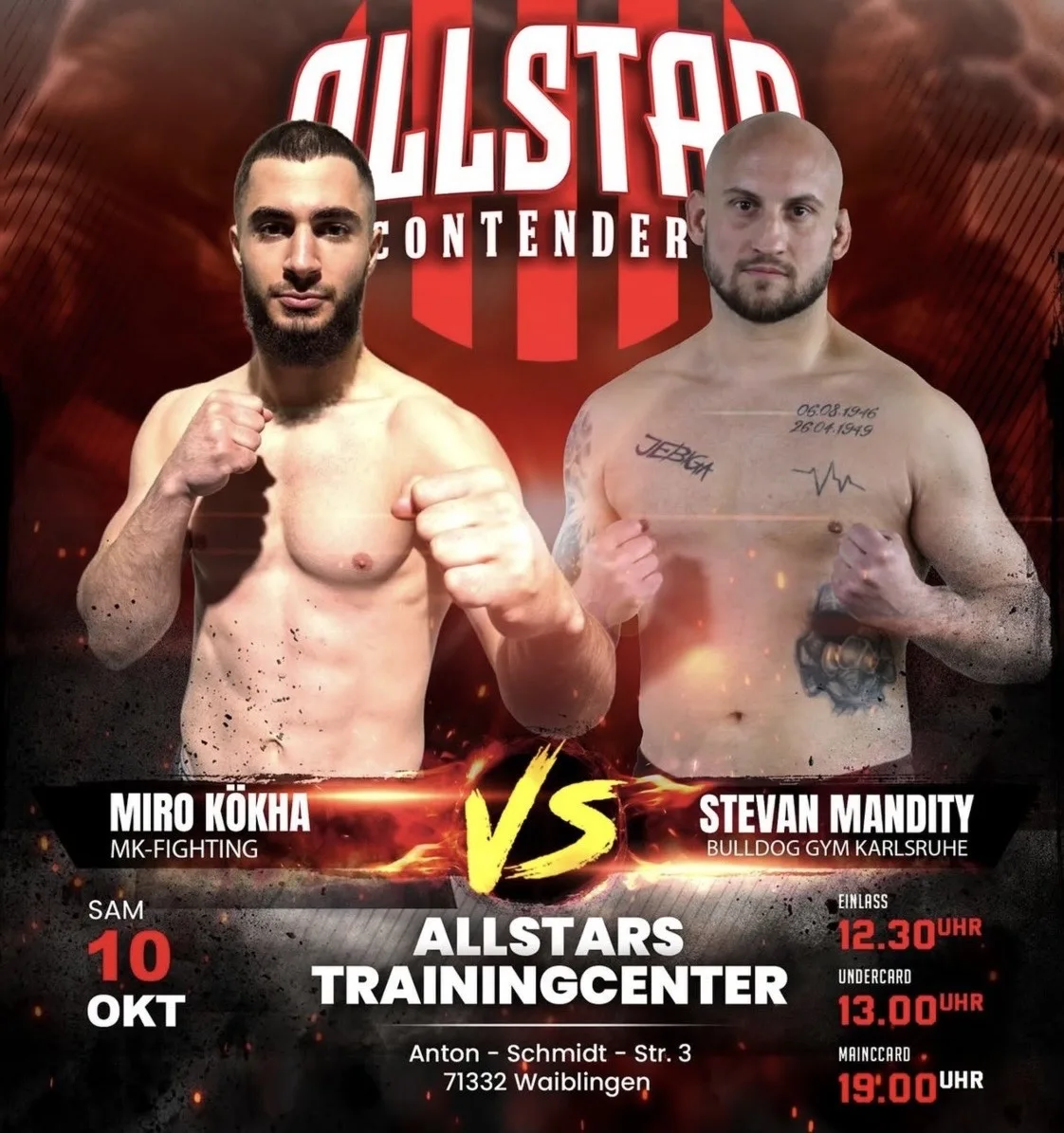 MAIN EVENT – STEVAN MANDITY